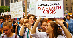 The types of intervention for climate and public health global action