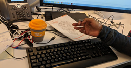 The space between emails