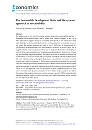 The Sustainable Development Goals and the systems approach to sustainability_Babier and Bugess_Economics_2017-28 (3)