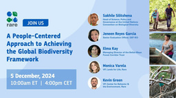 Webinar: A People-Centered Approach to Achieving the Global Biodiversity Framework