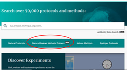 Nat. Rev. Meth. Primers now on SN Experiments