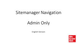Sitemanager Guide