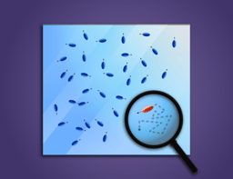 Counting the number of units in a collective from the motion of one