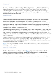 Laidlaw leadership essay - 2020