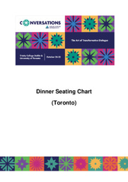Laidlaw Scholars Conference (Gala Dinner Seating Chart)