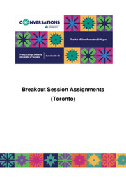 Breakout Sessions Assignments (Updated - Toronto)