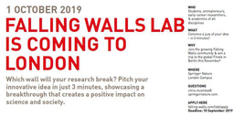 Springer Nature opens its doors to early career researchers for Falling Walls Lab in London