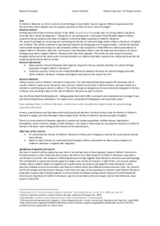 Lauren Powdrell Research Proposal