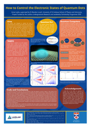 How to Control the Electronic States of Quantum Dots Research Poster