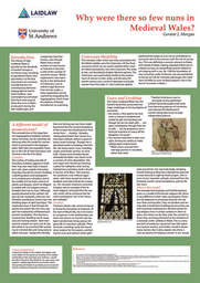 Why were there so few nuns in Medieval Wales?