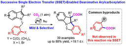 Reductive Dearomative Arylcarboxylation via Visible-Light Photoredox Catalysis
