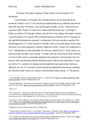 Nicole Lim Laidlaw Project Research Paper 