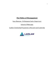 The Politics of Disengagement - Laidlaw research essay