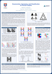 Enumeration, Symmetry and Classification of Fractal Carpets: Poster