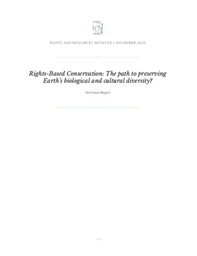 Rights-Based Conservation: The path to preserving Earth’s biological and cultural diversity?