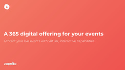 A 365 digital offering around your events