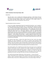 Leadership in Action Impact Report, 2021