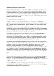 Bite Back 2030 Leadership in Action Project