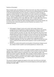 Laidlaw Research Proposal: Data Analysis to Characterise Bedrock Rivers