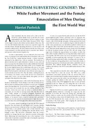 What The White Feather Movement Tells Us About Perceptions of Gender During WWI 