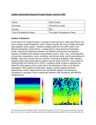 Laidlaw Scholarship Research Project Report Summer 2020