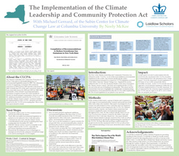 The Implementation of the CLCPA