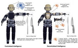 Self healable neuromorphic elements for decentralized computing