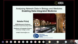 Natasa Przulj – Analyzing Network Data in Biology and Medicine