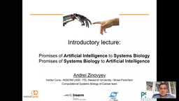 Andrei Zinovyev – Didactic introductory lecture on AI approaches in systems biology