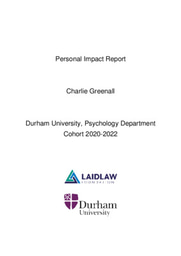 Laidlaw Impact Report - Charlie Greenall