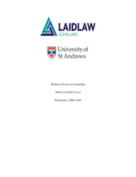 Laidlaw Leadership Essay 1 (1)