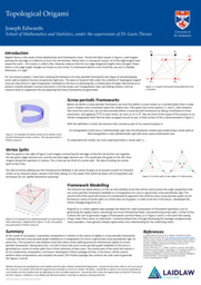 Topological Origami: Poster