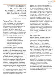 World Vision WASH Case Study - Dakar, Senegal