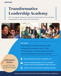 10/21 Info Session: Transformative Leadership Academy