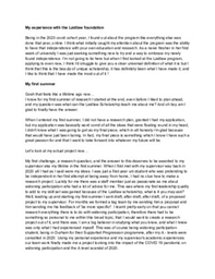 Laidlaw Final Reflection