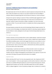 Summer 1 Reflective Report 