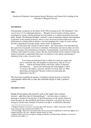 Julie Dory Research Proposal LL2021