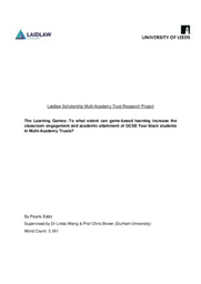 Summer Research Project 2021: Multi-Academy Trusts (REPORT)