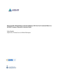 Phenotypically Distinguishing Leukemia-Initiating Cells from Inert Leukemia Blasts