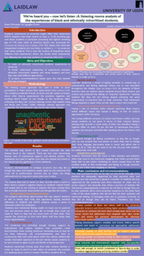 A Listening Rooms Analysis of the Experiences of Black and Ethnically Minoritized Students