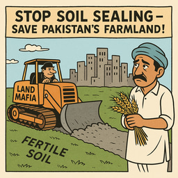 Stop Soil Sealing – Save Pakistan's Farmland!
