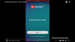 App en español: Configuración de una cuenta