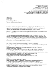 Report on the European Union and the Italian Government on hydroxyanthracenic derivatives