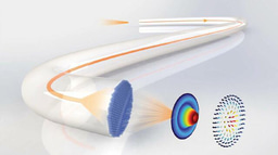 Meta-fiber tips generating designer diffractionless optical skyrmions