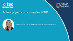 Tailoring your curriculum for SEND