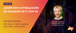  Adopción e interacción de usuarios de IT con AV