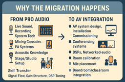 Breaking Boundaries for the Sound Engineers to AV Industry
