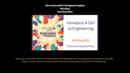 February 24th - National Introduce a Girl to Engineering Day!