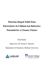 Fluorine-Doped Solid-State Electrolytes for Lithium-ion Batteries: a Potential for a Cleaner Future