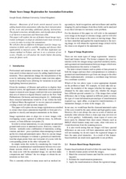 Music Score Image Registration for Annotation Extraction